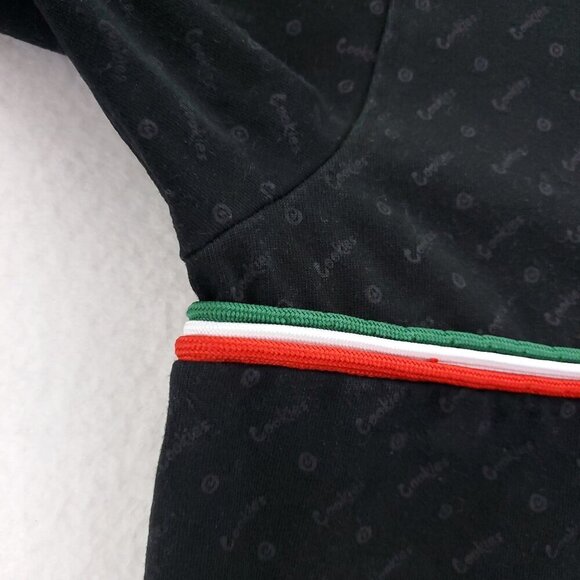 Cookies Berner Presidio Shirt All Over Pattern Striped Piping Men's 2XL - Picture 11 of 12